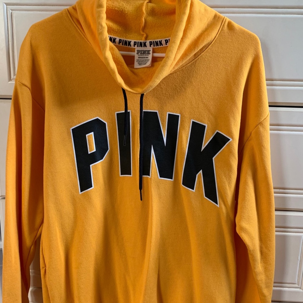 PINK Cowl Neck Sweatshirt